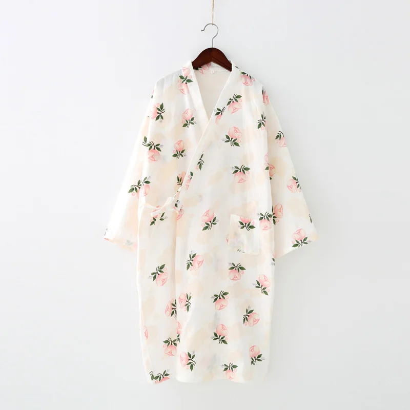Сексуальное японское цветочное кимоно платье женское белье халат ночная рубашка пижамы костюмы для сауны - Цвет: color16
