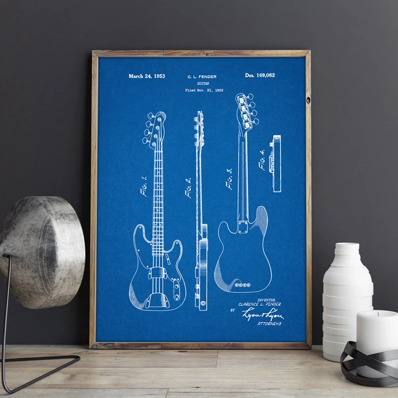 Fender Guitar Art Prints