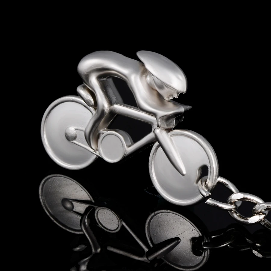 

10pcs Exquisite Bike Styling Key chain Rings Holder Fashion Trinket Novelty Alloy bicycle Keyring porte clef Charm Jewelry J002