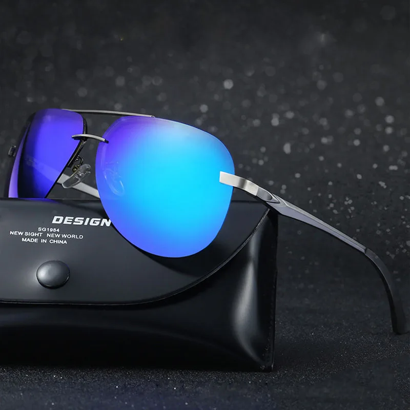 

Aluminum Brand New Polarized Sunglasses Men Fashion Sun Glasses Travel Driving Male Eyewear Oculos Gafas De Sol