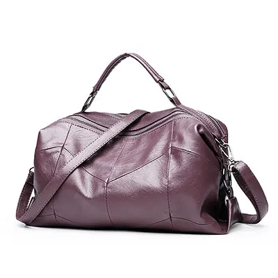 Кожаные женские сумки дизайнерские роскошные сумки сумка на плечо женская большая Повседневная сумка испанская брендовая сумка через плечо Женская Геометрическая Сумка - Цвет: pink