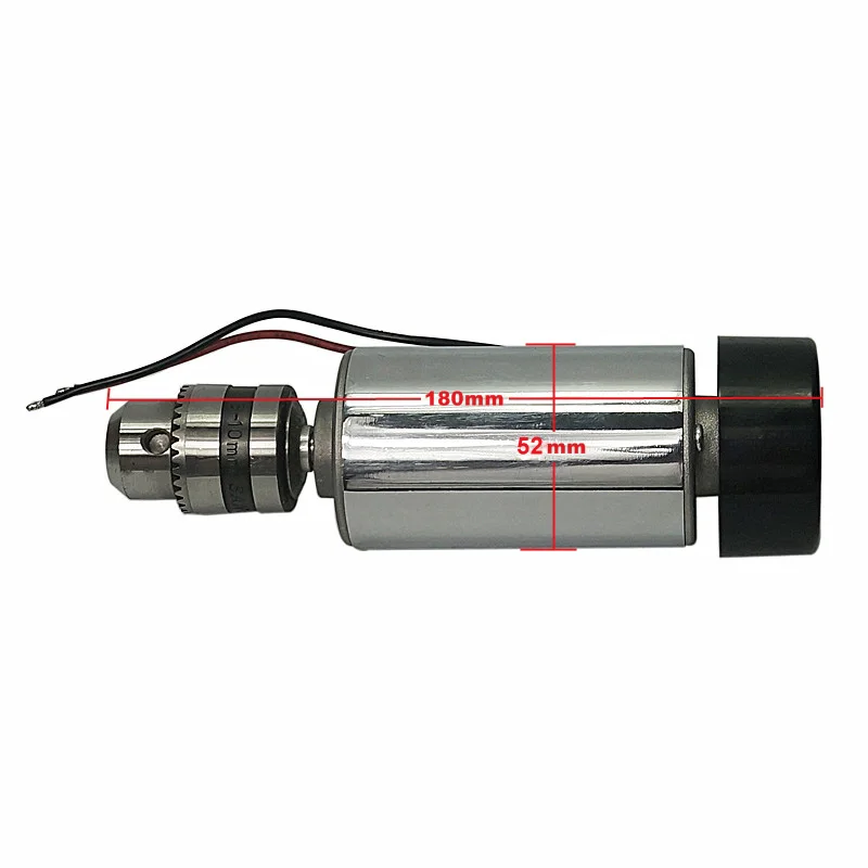 300W CNC cutting machine DC spindle motor with Clamp