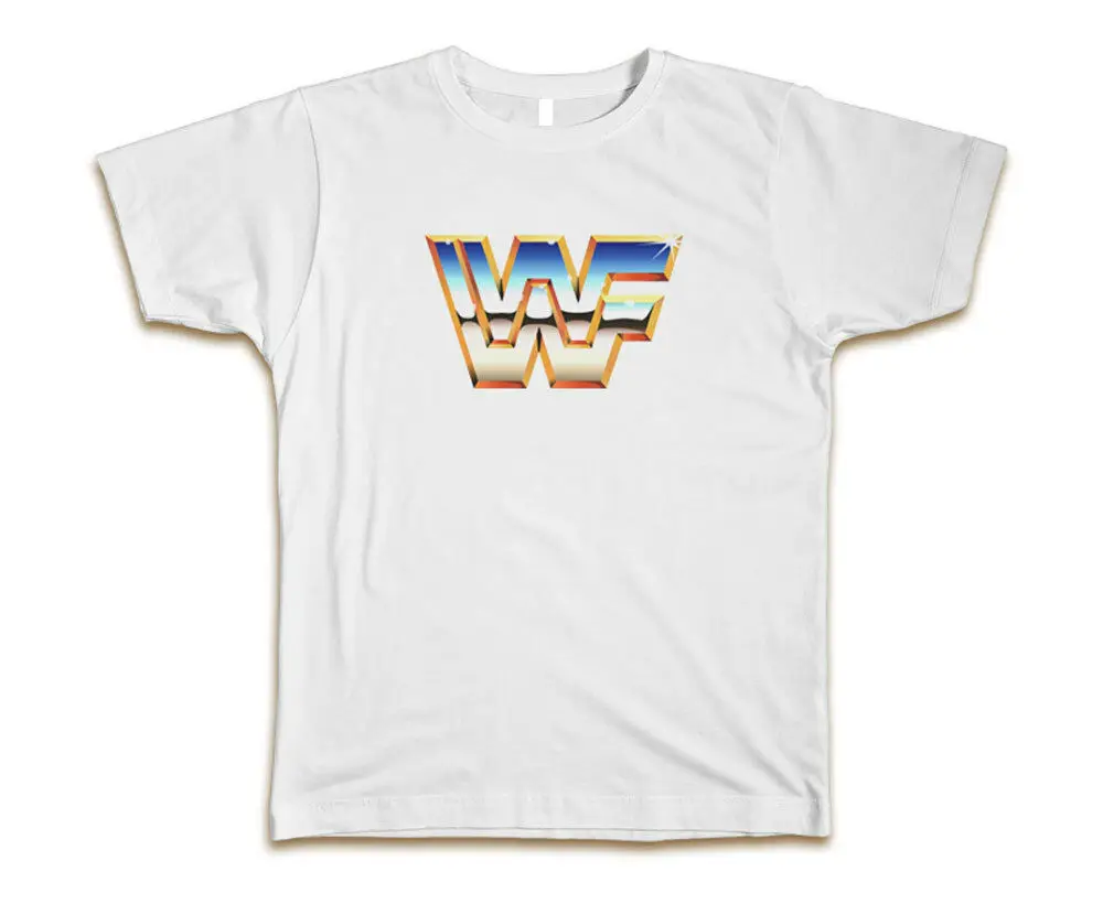 WWF المصارعة مخصص قميص رجالي المحملة S-3XL جديد-الأبيض الهيب هوب المحملة قميص ، رخيصة بالجملة tees2019 الساخن تيز ، رجل المحملة القمصان