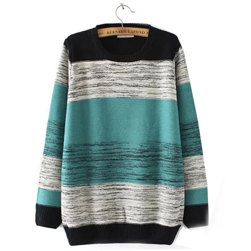 2019 Spring New Hit Color Stripe Sweater Women Pullover
