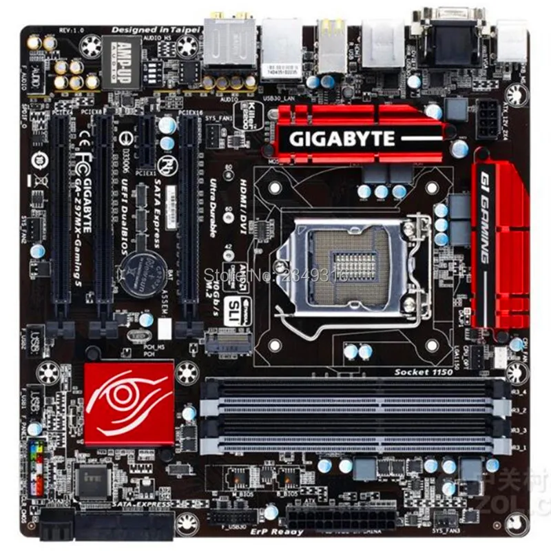 

Original For Gigabyte GA-Z97MX-Gaming 5 Desktop Motherboard Z97MX-Gaming 5 Z97 LGA 1150 i3 i5 i7 DDR3 100% Fully Test