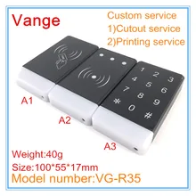 5 шт./партия, лаконичный корпус для изготовления прессформы IP54 ABS пластиковый корпус, коробка для проекта 100*55*17 мм для модуля контроля доступа rfid