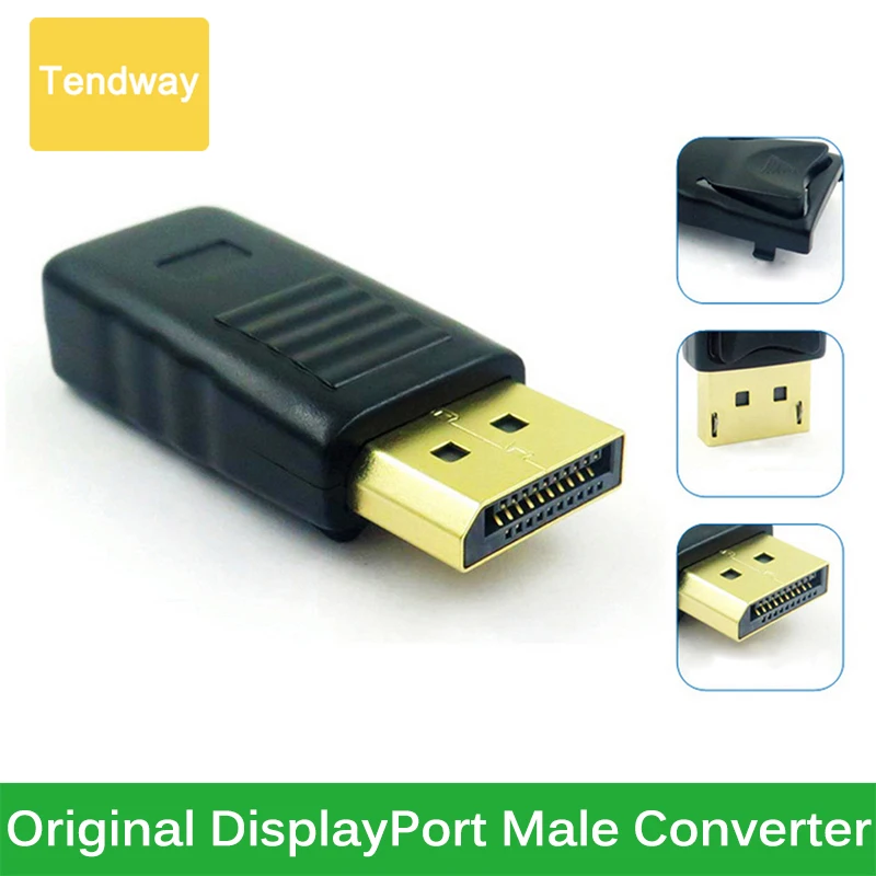 Оригинальный DisplayPort DP Мужской конвертер Кабель адаптер видео аудио разъем|dp