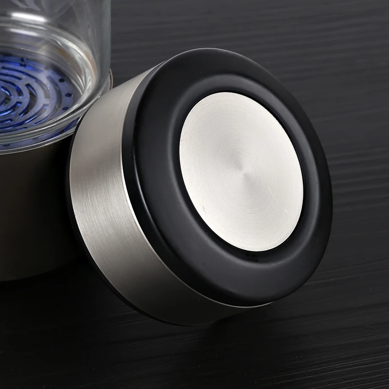 430ml Portable USB Hydrogen-Rich Water Ionizer Maker Cup Generator Bottle Silver