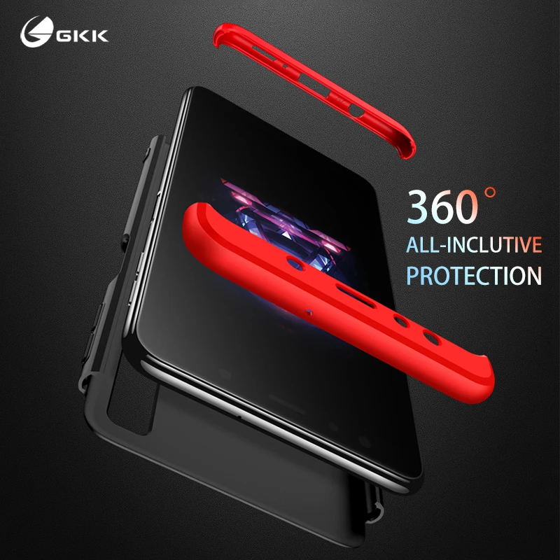 Чехол GKK для Samsung Galaxy A6 A8 A7 2018 жесткий матовый чехол из поликарбоната с защитой на