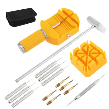 

16Pcs/Set Multi-Function Precision Combination Watch Opening Watch Band Remover Tool With Storage Canvas Bag For Watch Repair