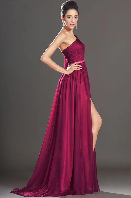 Free-Shipping-New-Gorgeous-One-Shoulder-Scoop-Neckline-Sash-Chiffon-Evening-Dress (1)