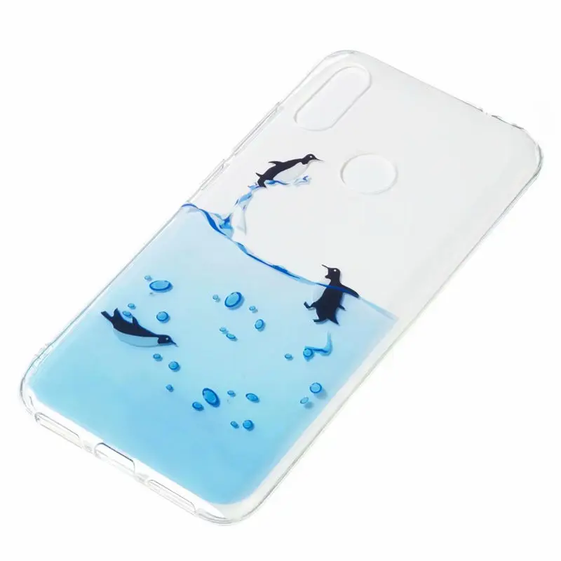200 шт./партия, мягкий прозрачный чехол из ТПУ с рисунком для Xiaomi Redmi Note 7 6 Pro A2 Lite 6X8