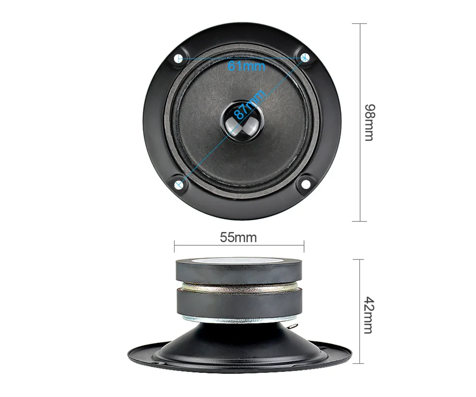 AIYIMA 3 дюймов аудио портативный динамик s 4Ohm 30 Вт твитеры Altavoz динамик Профессиональный DIY для KTV домашнего кинотеатра звуковая система