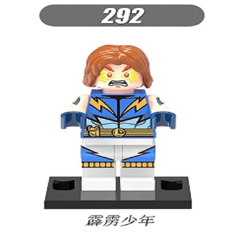 

Single Sale Super Heroes Lightning Lad Black Reverse Arkham Bane Iron Man Bricks Action Building Blocks Toys for children XH 292
