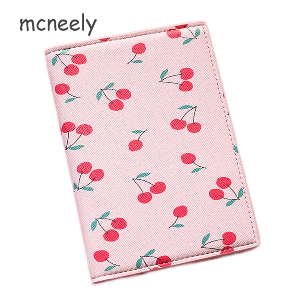 Mcneely, милый женский чехол для паспорта, мультяшный, для путешествий, для паспорта, сумка для девушек, бизнес-держатель для карт, кошелек, Ретро кошелек для карт