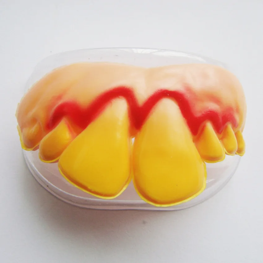 Dentes de Dentadura Dia das Bruxas Vampiro Piadas Práticas Interessante Brincadeira Horror Diversão Shocker Novidade Gadgets Dentes Dentadura Engraçado 100 Pçs 7 Brincadeiras e piadas