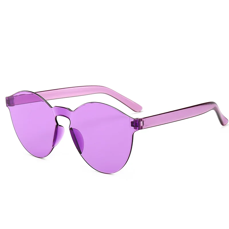 

New Fashion Rimless Cat Eye Mirror Sunglasses Women Luxury Brand Original Design Yellow Sun Glasses Female Oculos