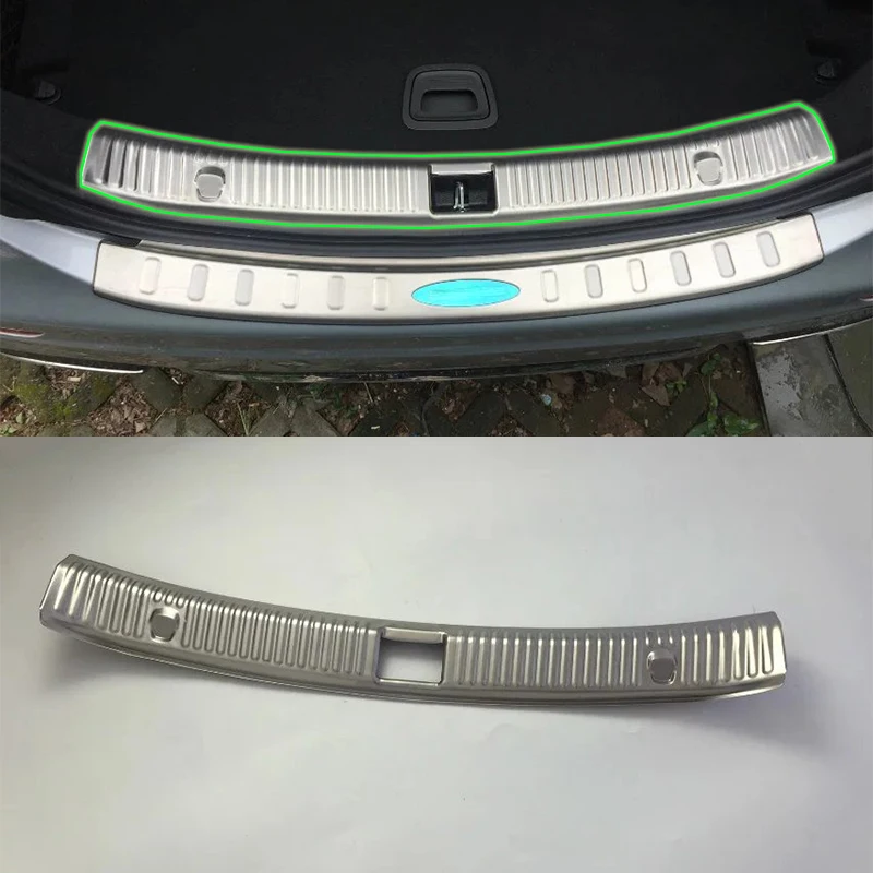 

Car Accessories Interior Stainless Rear Inner Bumper Protector Scuff Plate Guard Cover Trim For Mercedes-Benz E Class 2016
