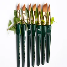 2012DS Высокое качество Корея импорт синтетических волос латунь наконечник Деревянная ручка-лайнер акриловая Акварельная художественная кисть