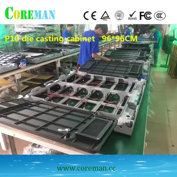 

hanging bar cabinet digital advertising wall cabinet 3g p10 p8 96X96 led cabinet