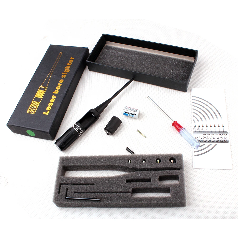 ohhunt Hunting Red Laser Boresighter Kits Red Green Dot Bore Sight for Shooting .22 to .50 Caliber Riflescope Scope  (7)