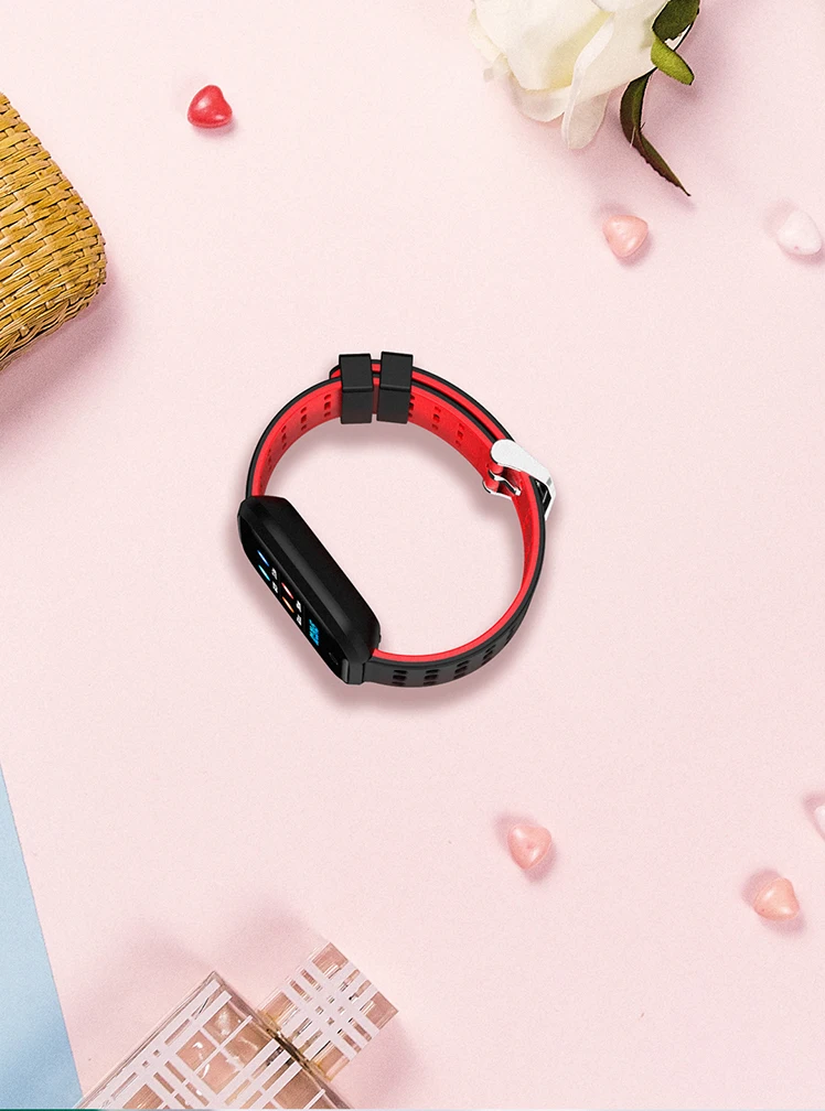 Torntisc Q8 Fitness Bracelet Heart Rate Blood Pressure monitor IP67 Waterproof smart band Sport Smart Watch Men For Android IOS Phone (21)