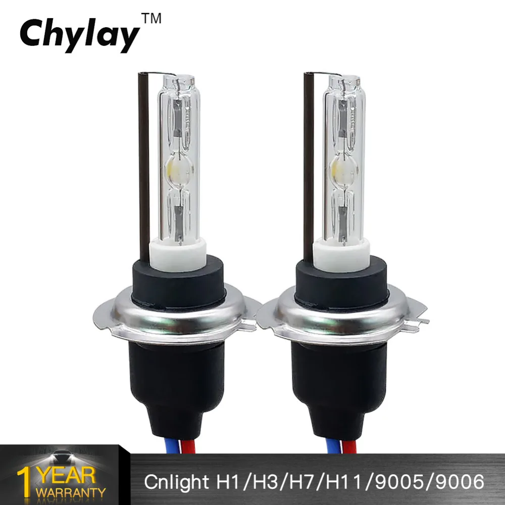 2pcs H1 H3 H11 9005 9006 AC 55W replacement Bulb auto headlamp 6000K Car H7 CNLIGHT HID Xenon lamp ceramic metal base cnlight 