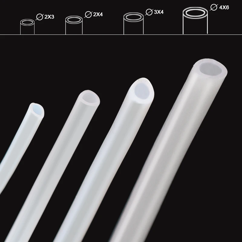 Tuyau Transparent En PTFE (Téflon) - Pour Essence, Huile, Fluides - Haute Résistance Chimique