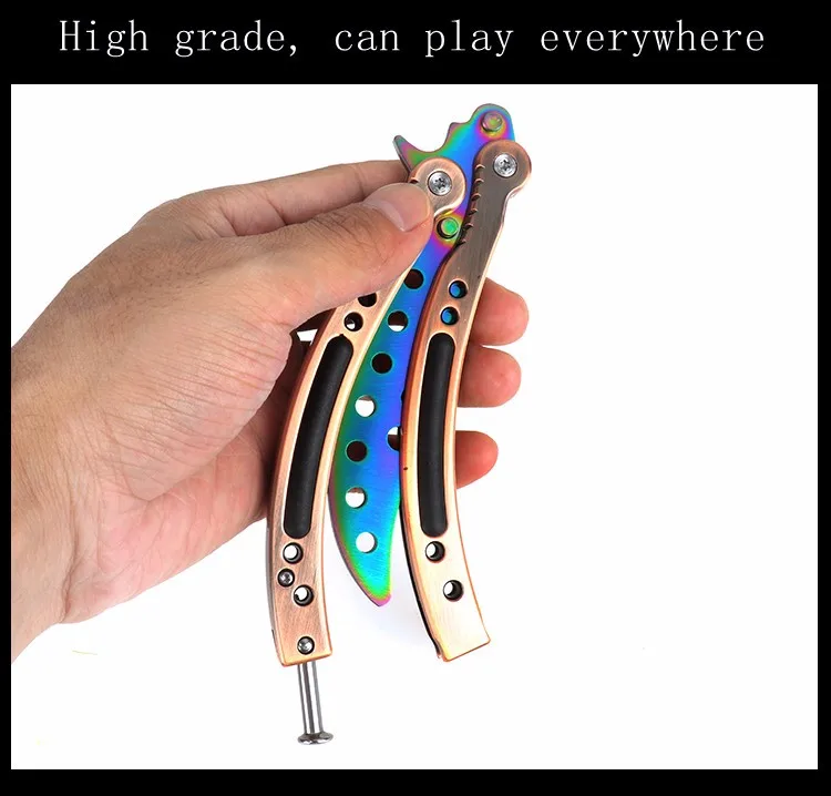 Нож бабочка в тренировке из нержавеющей стали нож CS GO Counter Strike игра игрушки