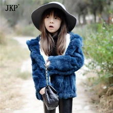 Кожаное меховое пальто с капюшоном для взрослых/детей, шуба из кролика Рекс, одежда, меховое пальто, настоящая зимняя теплая Красивая шапка с длинными рукавами