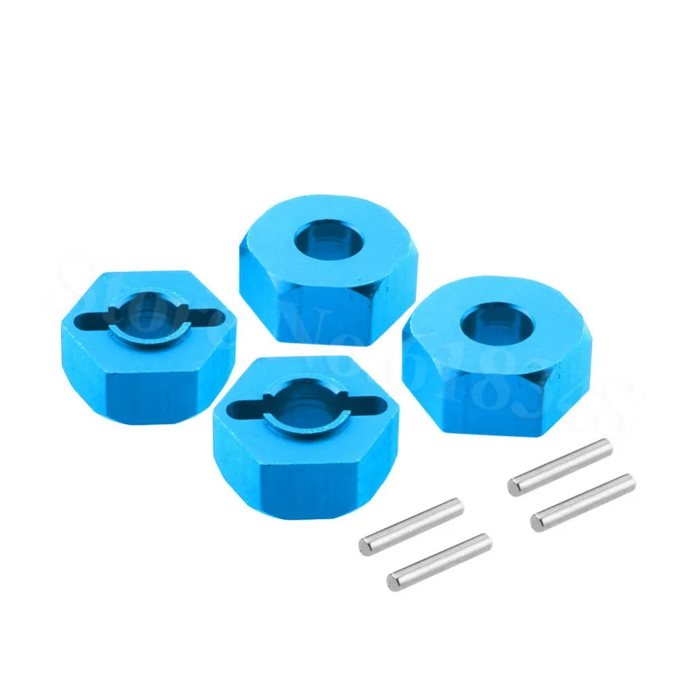 4 шт. алюминиевые детали для замены автомобиля 12 мм|12mm wheel hex|rc car partswheel hex 12mm |