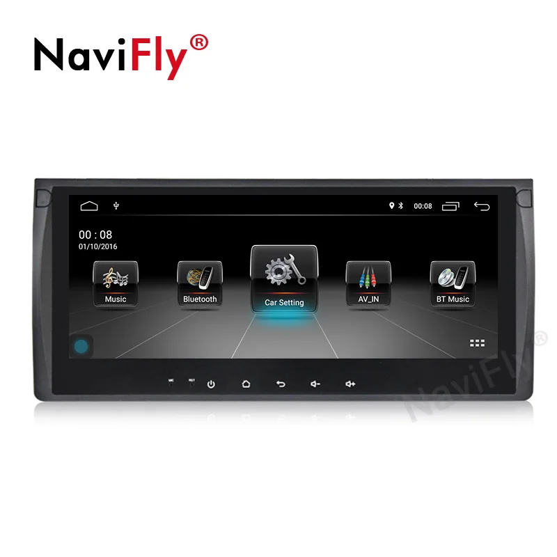 Discount NaviFly 10.25"HD Android9.1 Car SD USB GPS cassette for BMW E53 X5 E39 Multimedia player with DVR Rear View camera CANBUS 2