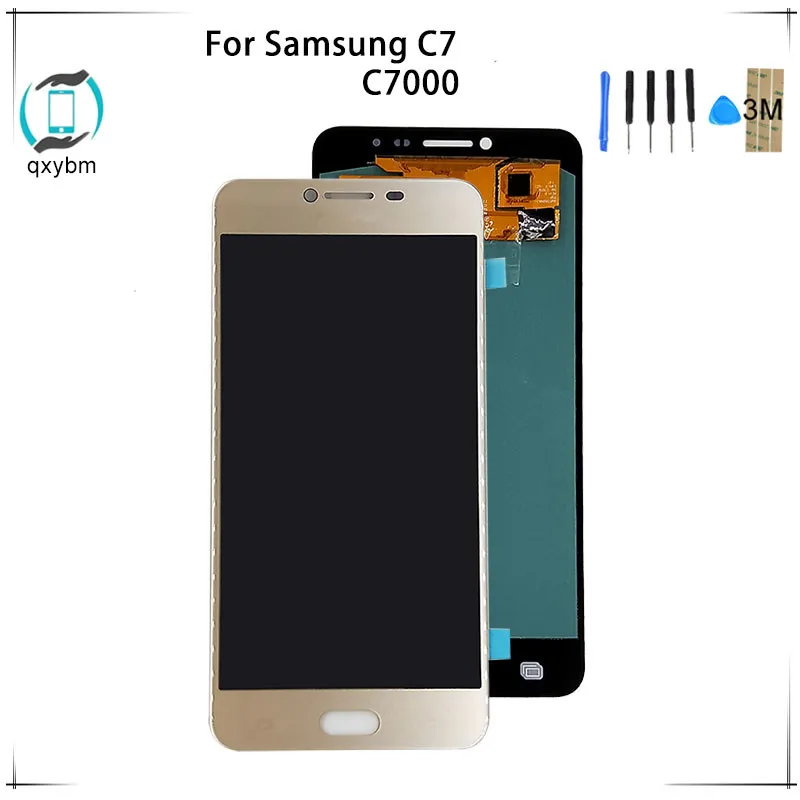 Для Samsung C7 C7000 ЖК-дисплей кодирующий преобразователь сенсорного экрана в сборе