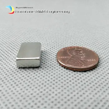

1 Pack N42 NdFeB Block 15x10x5mm about 0.59'' Rectangle Magnet Bar Magnets Strong Neodymium Permanent Magnets Lifting Magnets