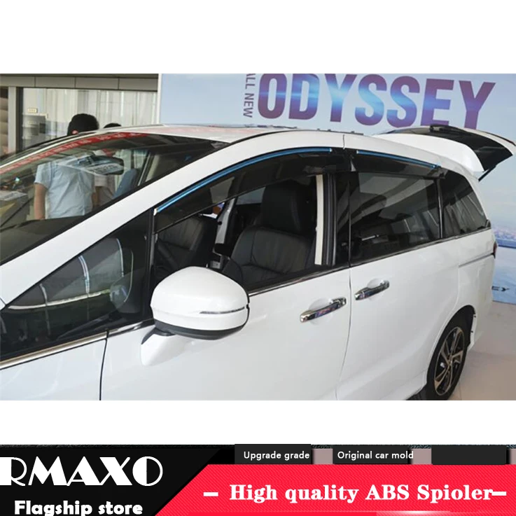 Пластиковый оконный козырек для Honda Odyssey 2015 отверстия защита от солнца и дождя 4