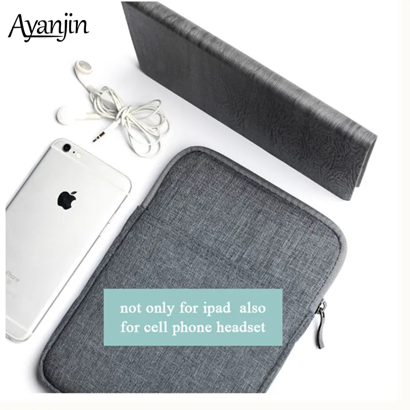 

Tablet 10 inch Sleeve Bag For Apple iPad Pro 9.7 11 2018 Case Cover For iPad air 3 10.5 1 2 3 4 5 6 Air 1 2 Ebook Reader Pouch