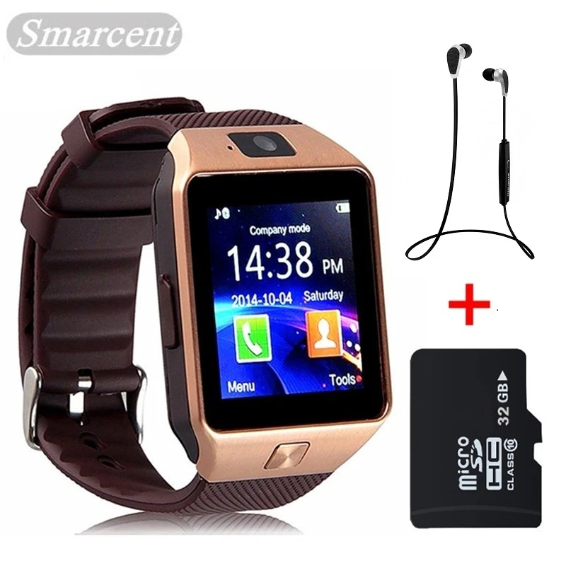 Smart Watch Dz10 Dz09 Sync Notifier Clock Support Sim Card Bluetooth Connectivity Apple Iphone Android Pk Gv18 Gt08 V8 Smarcent Support Sim Smart Watchsim Card Bluetooth Aliexpress