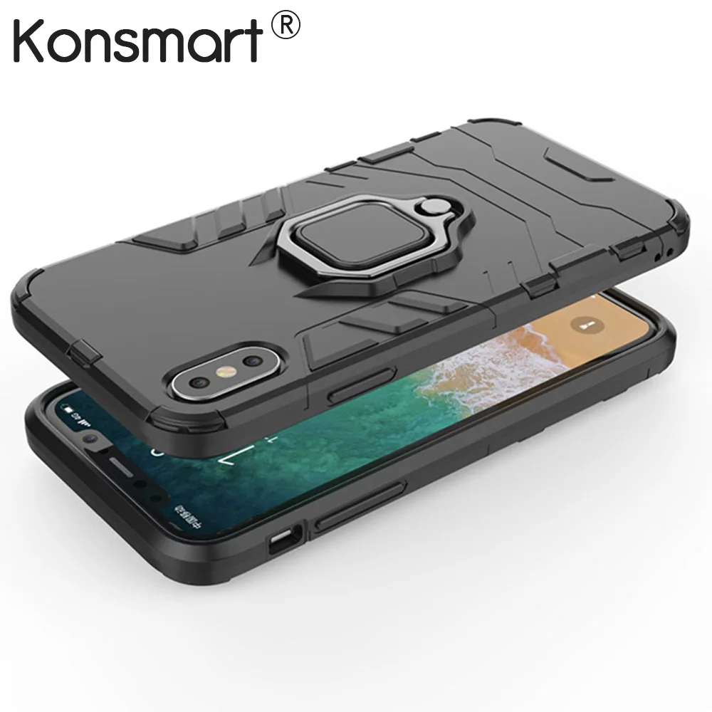 Новый чехол для Xiaomi Redmi Note 5 Pro глобальная версия Armor жесткая задняя крышка iPhone X XS Max