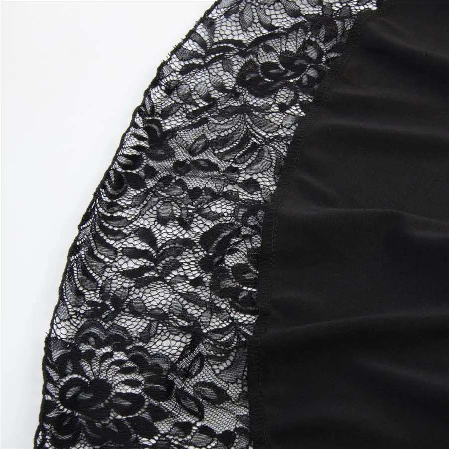 Gladiolus Spring Summer Skirts Womens Lace Patchwork Button Decoration Asymmetrical 2019 High Street Midi Sexy Skirt Jupe Femme (17)