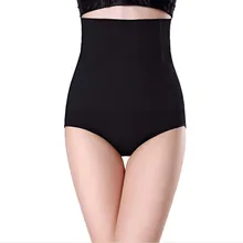 Бесшовные Для женщин Корректирующее белье с высокой талией живот для похудения Управление Панталоны штаны трусики Magic Корректирующее белье леди корсет нижнее белье