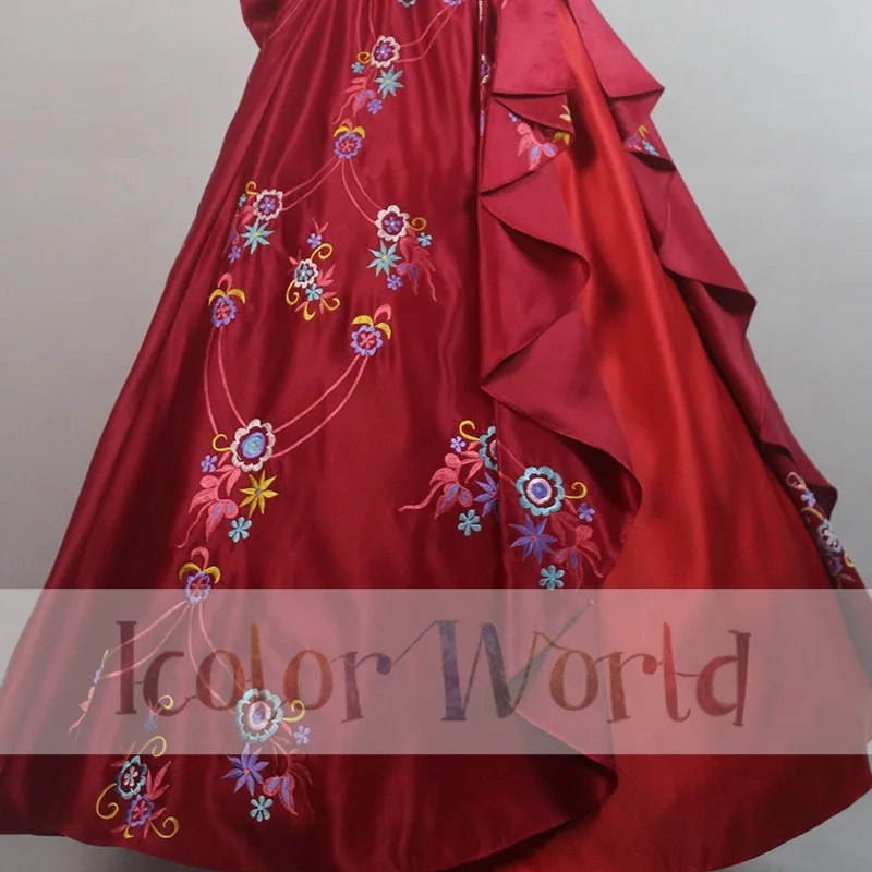 2017 Elena of Avalor Elena Princess Dress Cosplay Costume 05