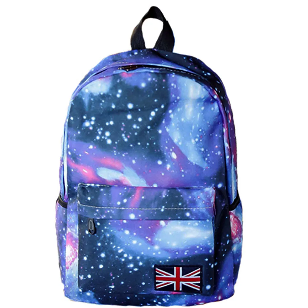 New Fashion School backpack For girls Galaxy printing Travel Bags Large ...