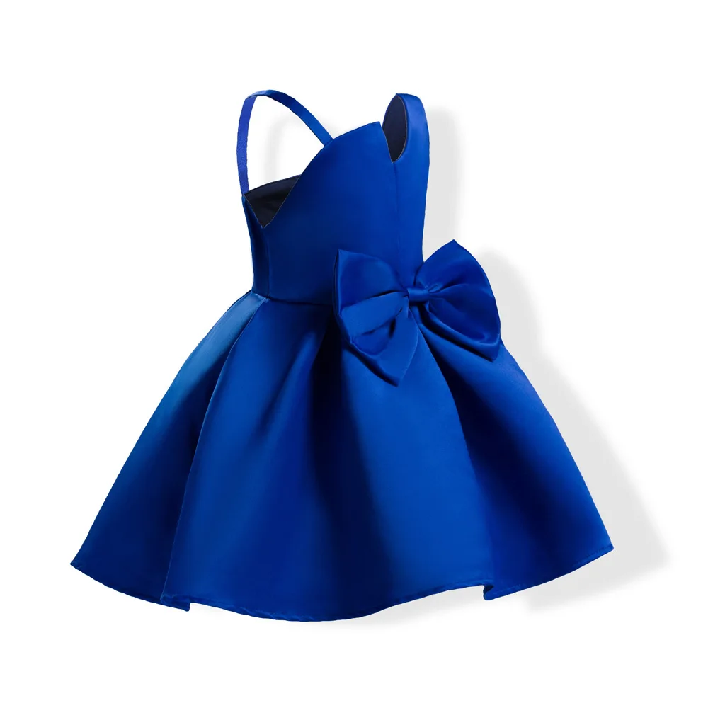 bow ball gown flowers kids princess dress girls summer fall red blue off shoulder little baby girl party dress wedding clothes  4 5 6 7 8 9 10 11 12 13 14  years old little big teenage girls  princess dress baby toddler girls party dresses ( (11)