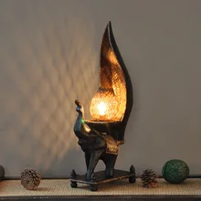 Слон Tablet лампы тайского ремесла Garden Hotel клуба украшения дома творческая личность небольшой и прекрасный FG475