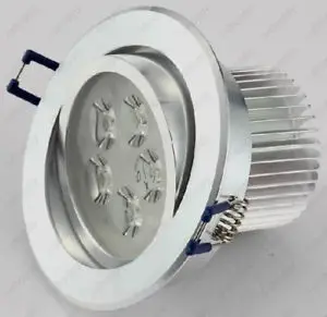 

Dimmable 5W LED Ceiling Fixture Down Light Lamp Clear Glass Office Shop Lobby