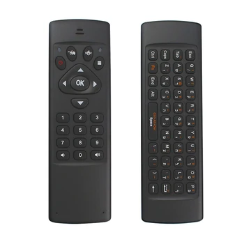 

Gyroscope Fly Air Mouse 2.4GHz Wireless Mini Keyboard Combo Remote Control for Android TV Box Mini PC Projector Raspberry Pi 3