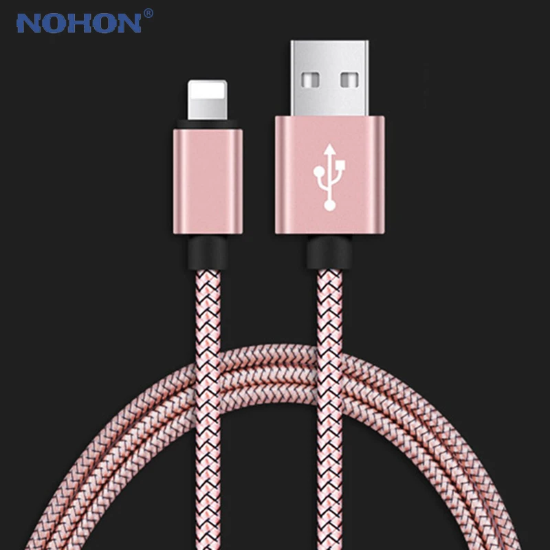 

USB Cable For iPhone 8 7 6 s 6s Plus X Xs Max XR 5 5s SE iPad Mini Air iPod 1M 2M 3M Data USB Charger Cables Fast Charging Cord