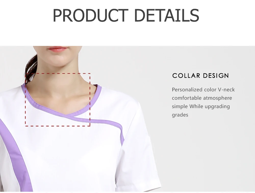 ANNO белая медицинская одежда для женщин, больничная Клиническая униформа, униформа для кормящих, набор дизайнов, включает в себя топы и штаны
