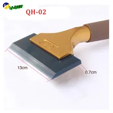 100 шт. QH-02 Резиновая лента ложки с длинной ручкой, скребок Инструменты резиновые щетки мощный резиновый валик