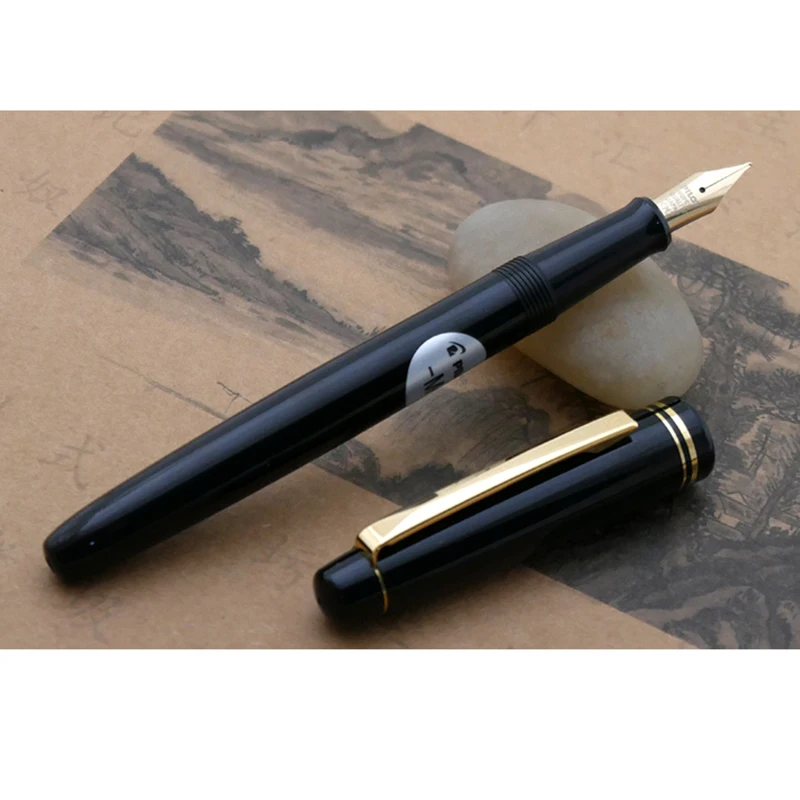 PILOT прозрачный 78g+ 22k Золотая оригинальная иридиевая перьевая ручка для студентов
